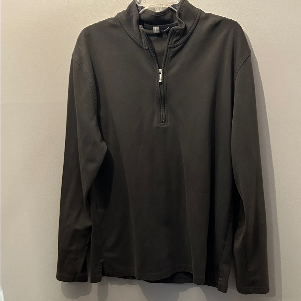 Ashworth Men’s XL Dark Gray Quarter-Zip Pullover
